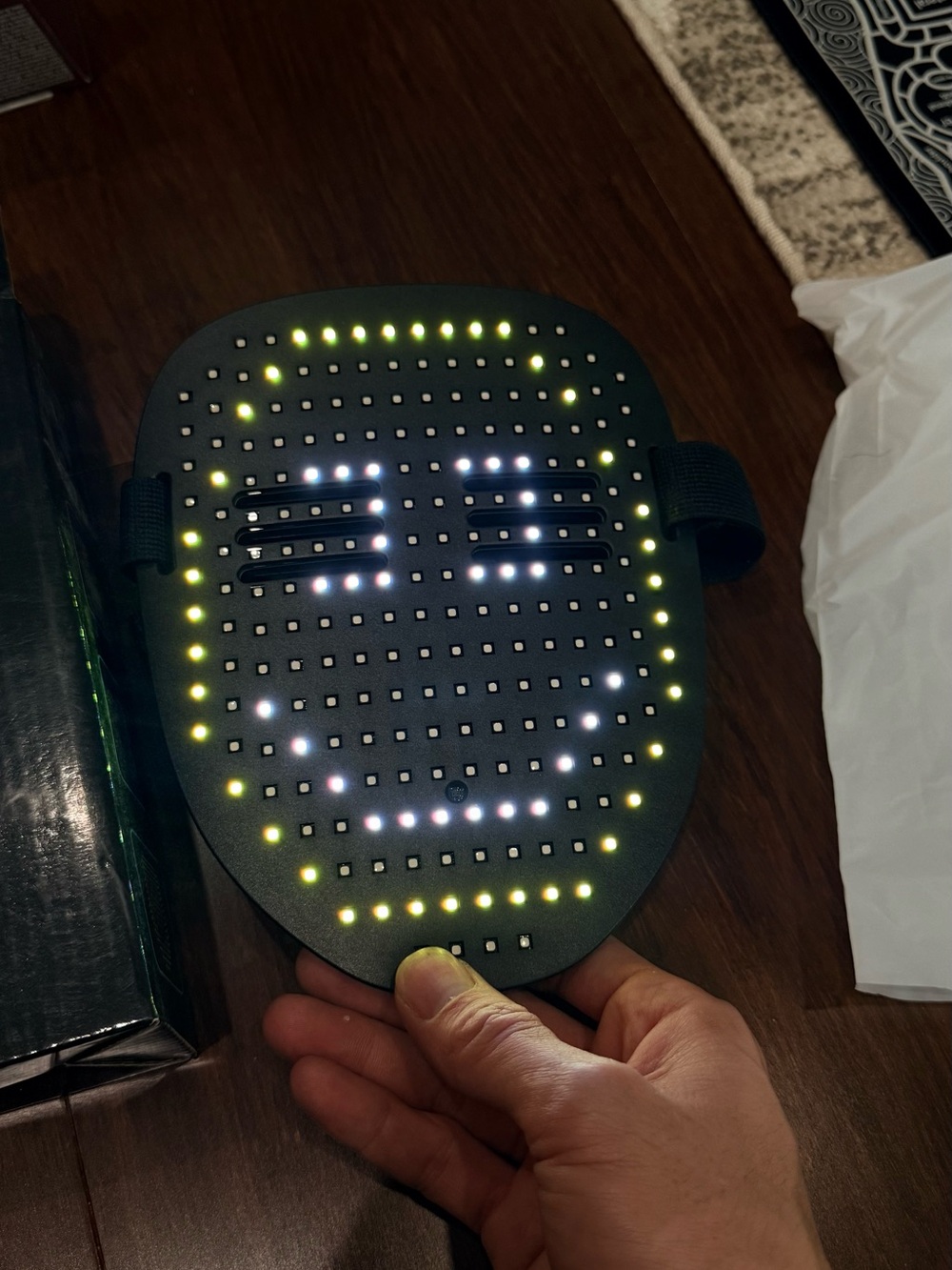 Done ✅✅✅ LED Mask with Multicolor Pixel Face - Picture 4 of 13